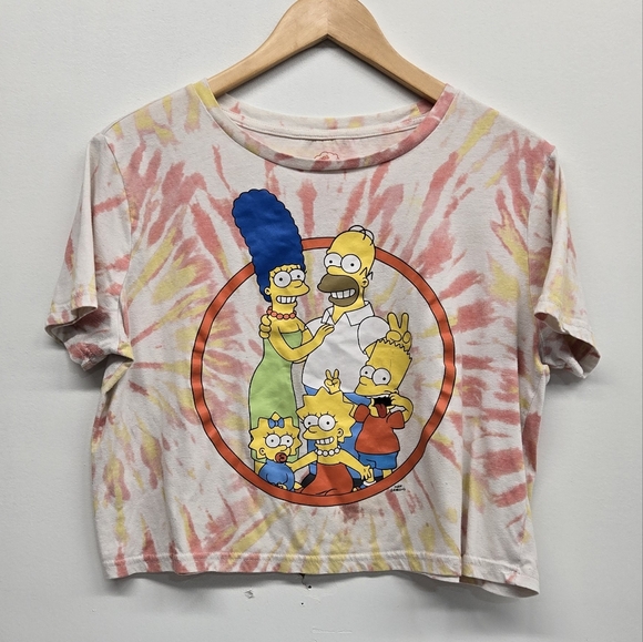 The Simpsons women's Tye Dye crop top - Picture 1 of 4